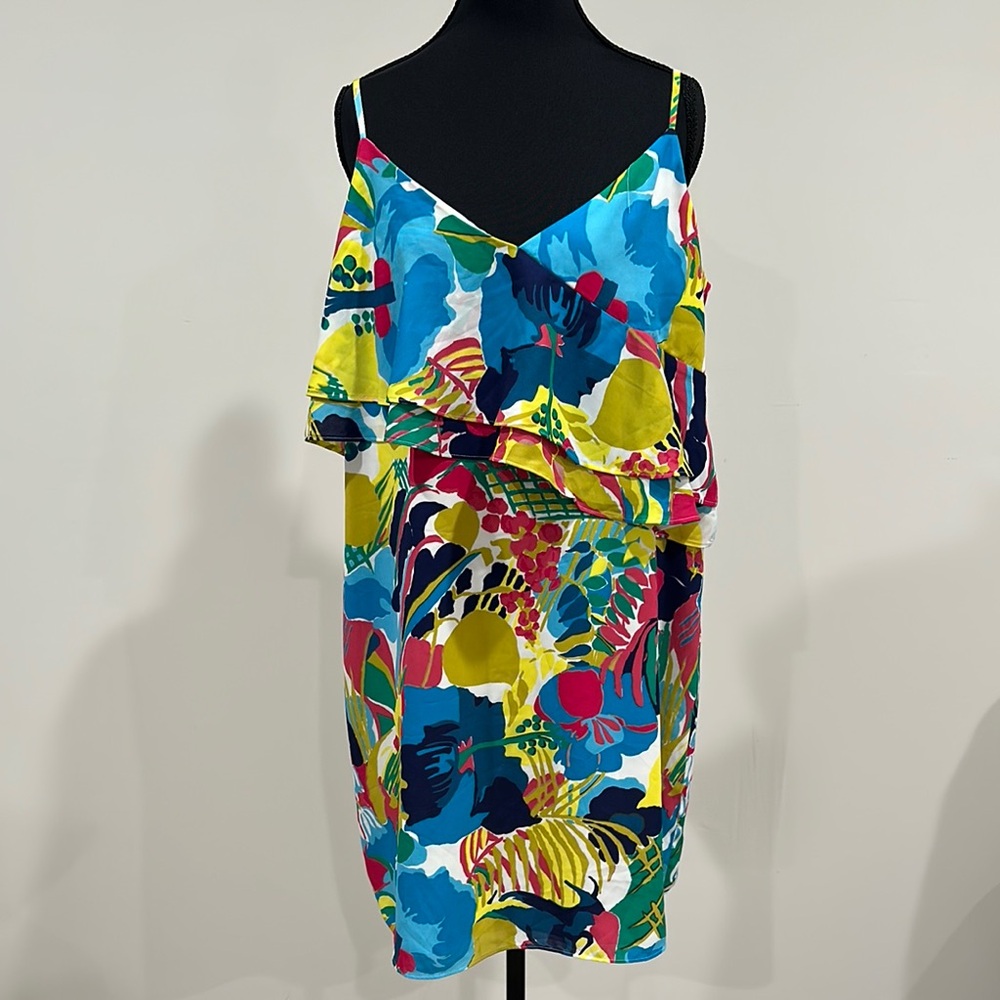 J. Crew Multicolor Floral Dress